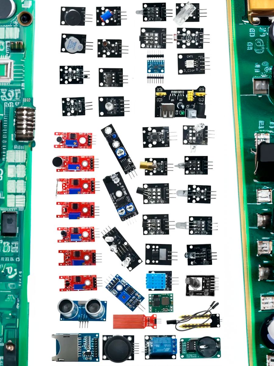 Комплект датчиков для моделирования (45шт) Arduino Sensor Kit картинка №1