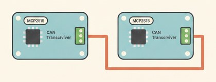 Два модуля MCP2515