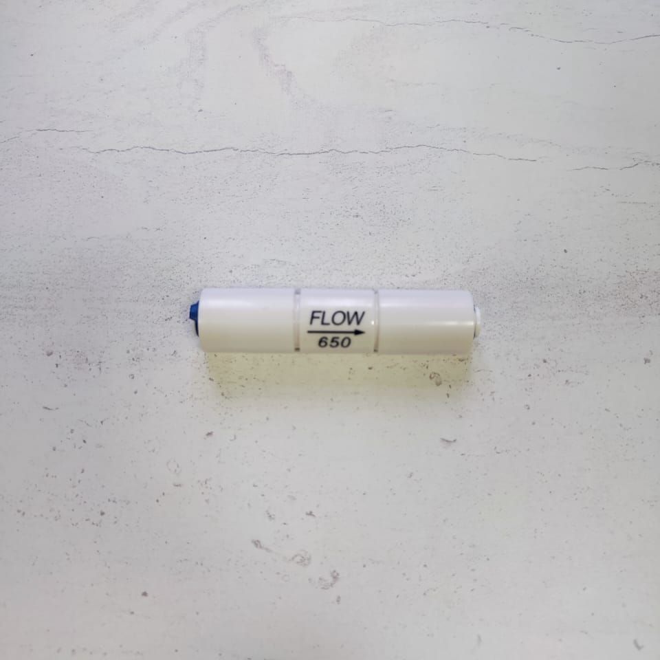 Ограничитель потока flow 650мл 1/4" трубка - 1/4" трубка (фитинги съемные для осмоса и фильтра) картинка №2