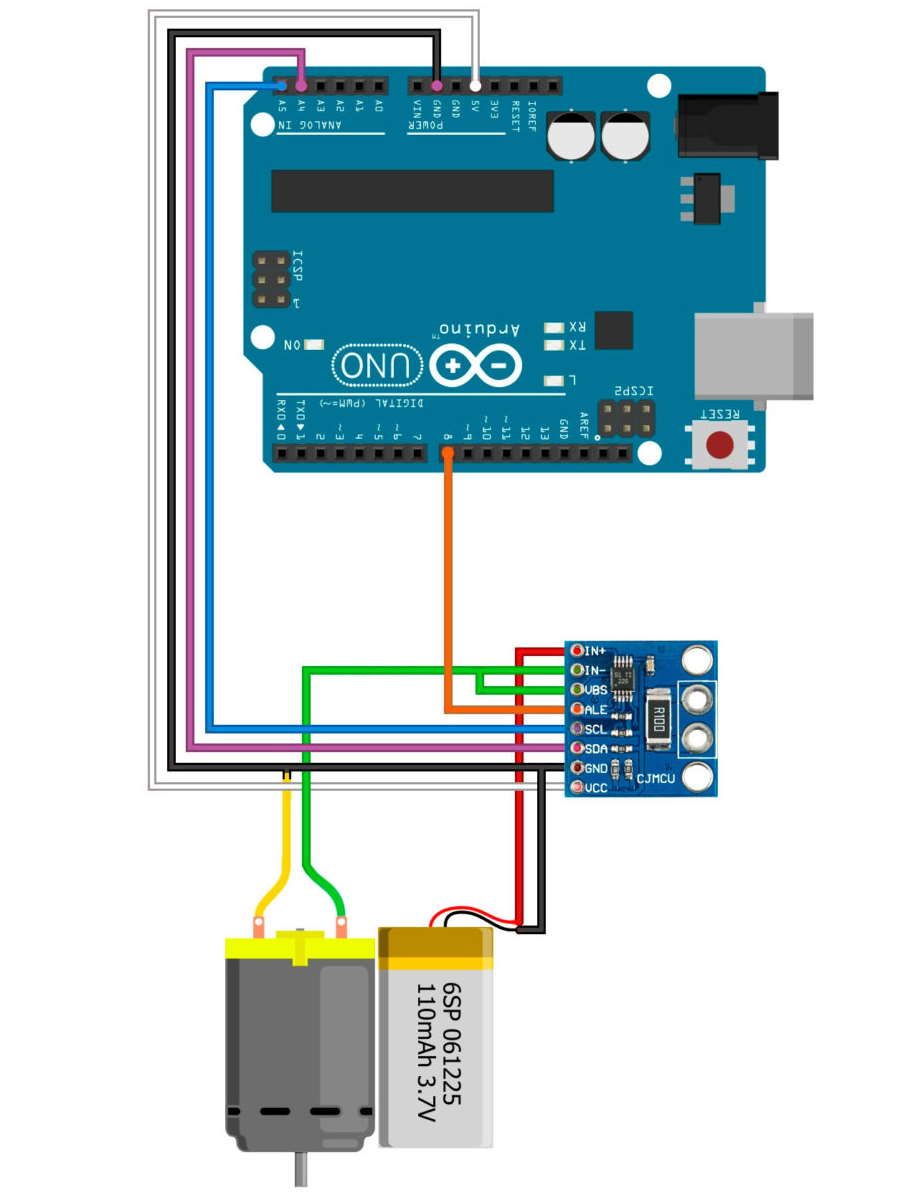 Цифровой измеритель тока и мощности INA226 R010 картинка №2