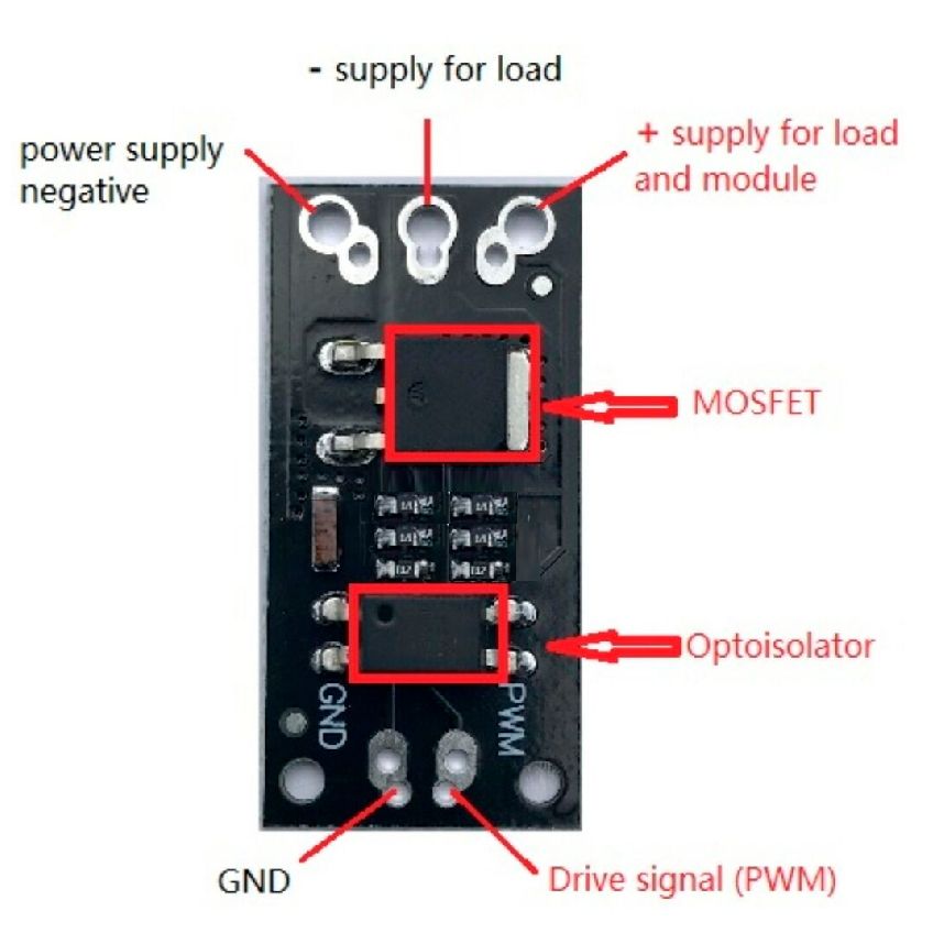 Модуль MOSFET LR7843 30В 161А для Arduino картинка №2