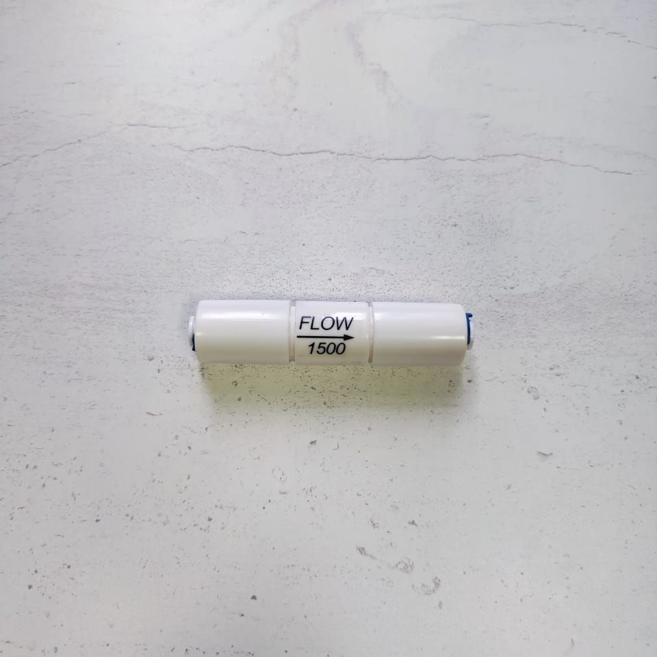 Ограничитель потока flow 1500мл 1/4" трубка - 1/4" трубка (фитинги съемные для осмоса и фильтра) картинка №2