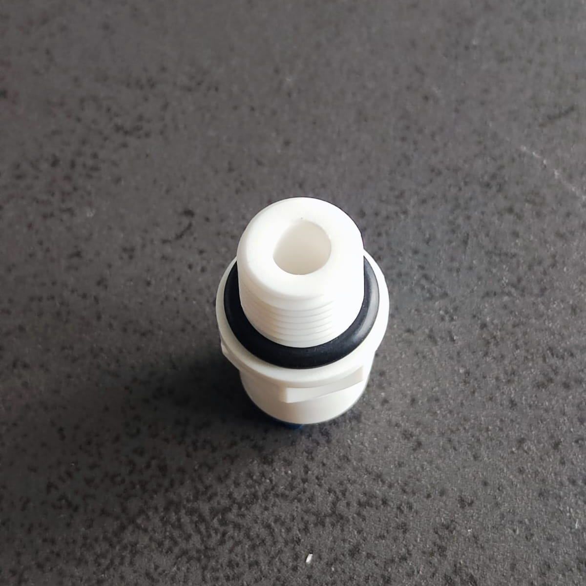Фитинг переходник прямой 1/4" трубка - 1/4" внешняя резьба (фитинги съемные для осмоса и фильтра) картинка №2