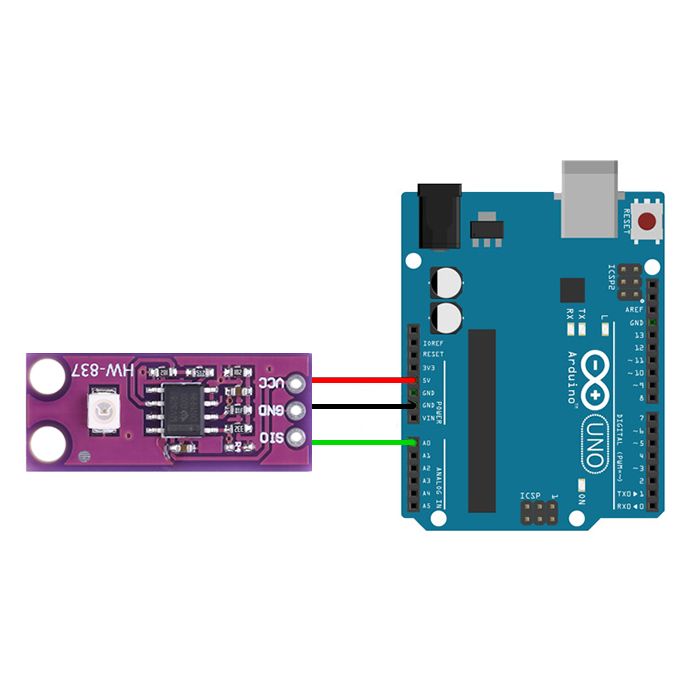 Датчик интенсивности ультрафиолета GUVA-S12SD для Arduino картинка №2