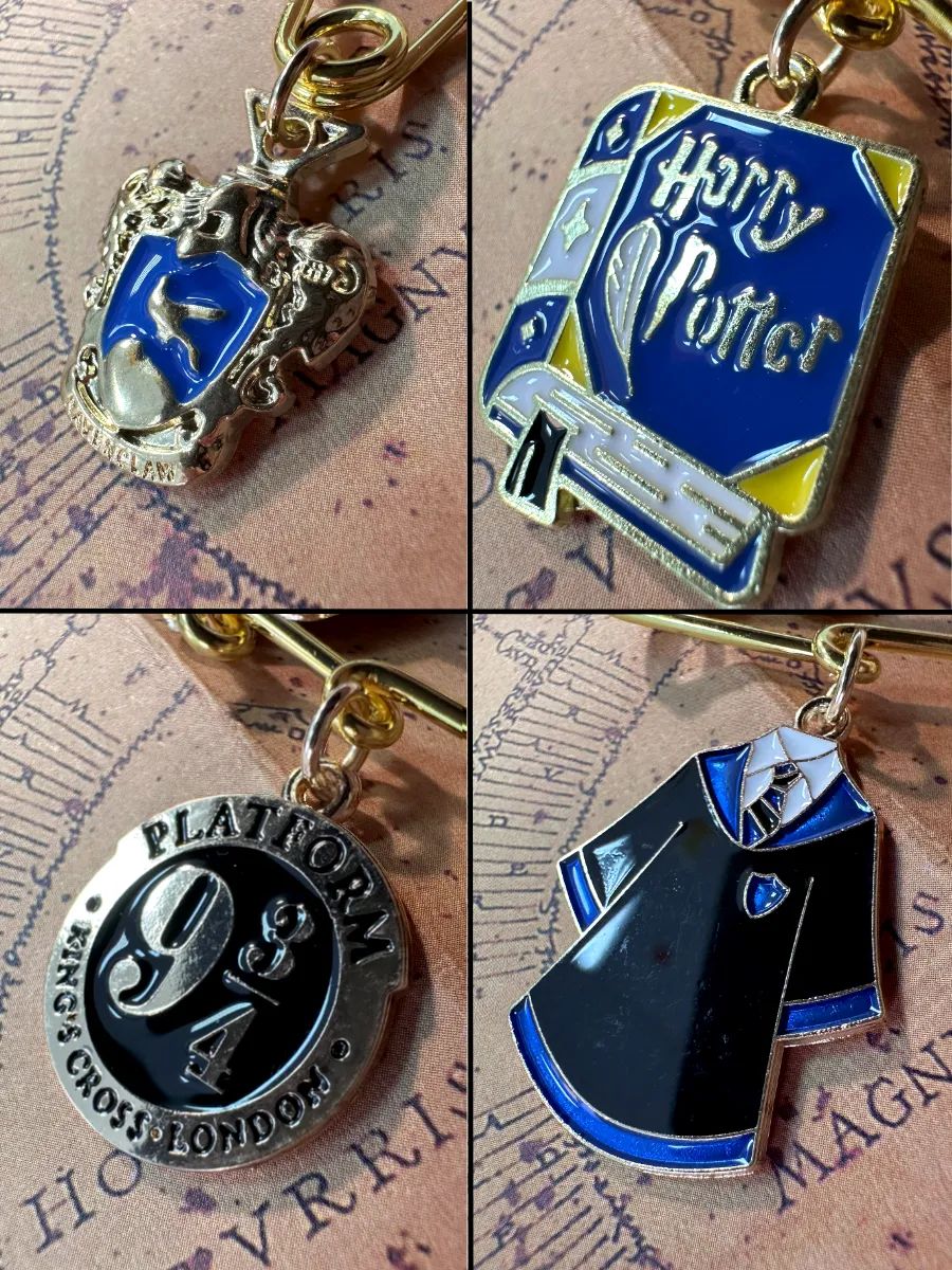 Булавка Гарри Поттер брошь с подвесками картинка №2