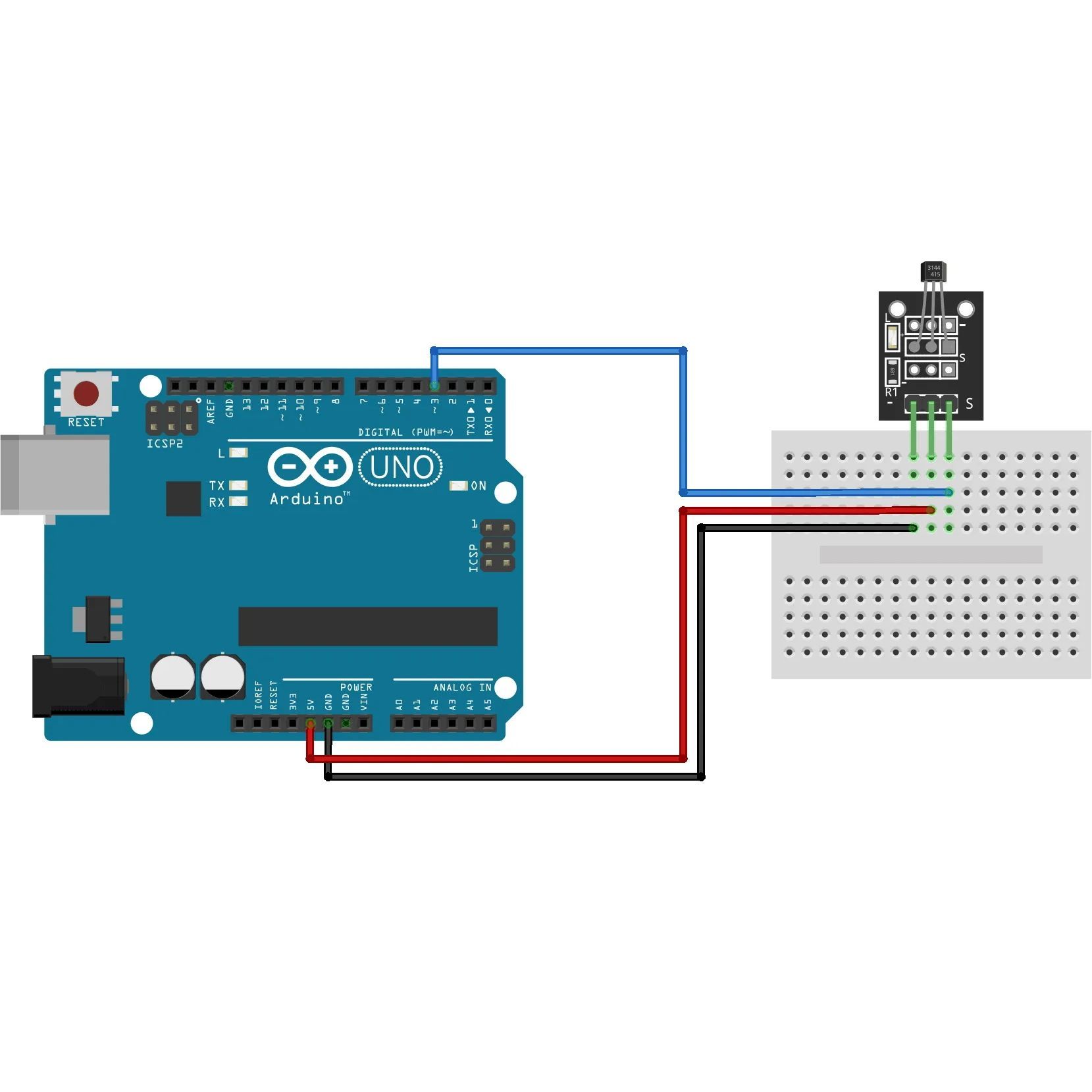 Комплект датчиков Холла KY-003;-024;-035 для Arduino картинка №2